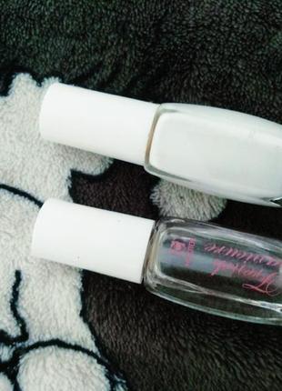 Лаки для французского маникюра 2 шт