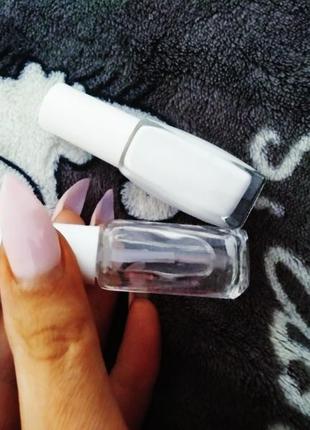 Лаки для французского маникюра 2 шт3 фото