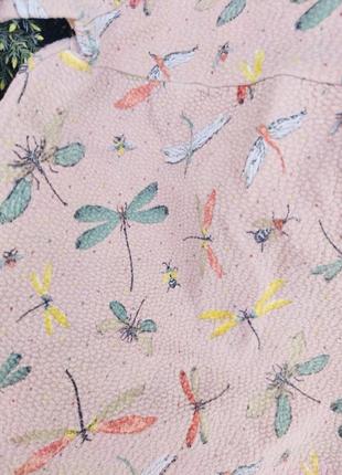 Сукня на дівчинку принт комахи3 фото