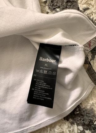 Стильное поло на пуговичках barbour polo t -shirt5 фото