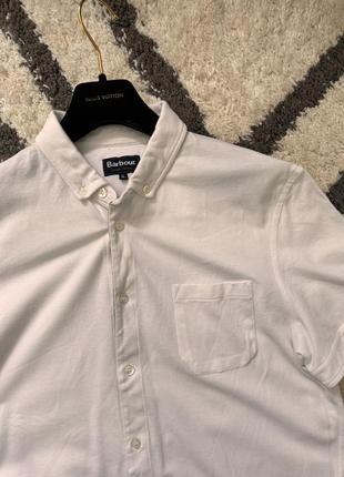 Стильное поло на пуговичках barbour polo t -shirt2 фото