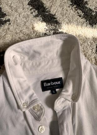 Стильное поло на пуговичках barbour polo t -shirt8 фото