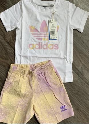 Костюм шорти футболка adidas 104