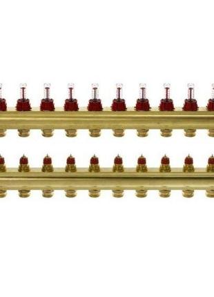 Розподільний колектор danfoss fhf-11f (з витратомірами)
