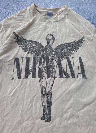Мерч футболка nirvana2 фото