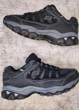 Кросівки skechers after burn оригінал скечерс чорні сірі