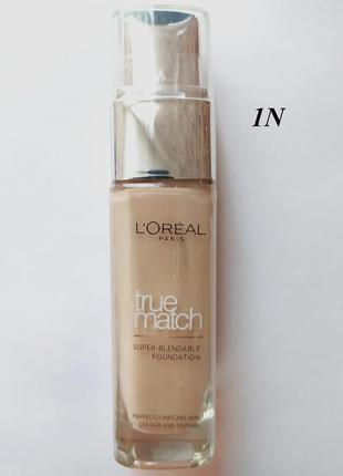 Тональний крем loreal true match тон 1n1 фото