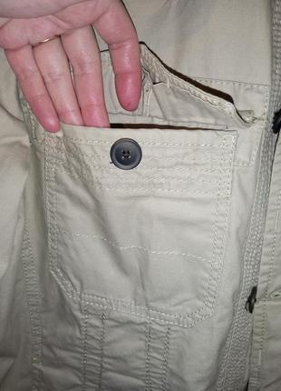 Чоловіча,коттон,куртка-вітровка в стилі мілітарі,з кишенями.grey connection8 фото