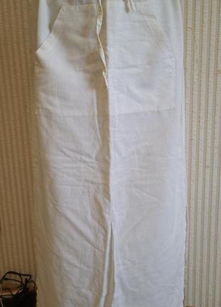 Лляна довга спідниця юбка1 фото