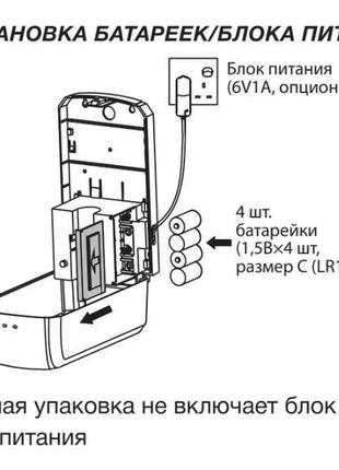 Дозатор безконтактний zerix tsd-001-s (для рідкого мила) (zx3249)5 фото