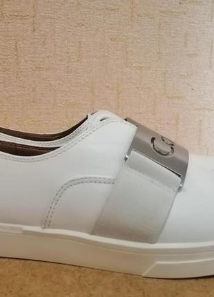 Слипоны туфли женочи calvin klein на стопу 25 см натуральная шкira стан новых2 фото