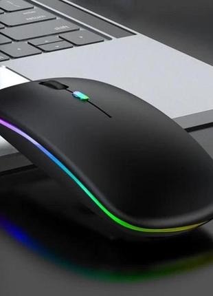 Безпровідна миша з bluetooth ukc luminous 2.4g black