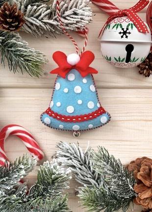 Рождественский колокольчик! оригинальный новогодний сувенир1 фото