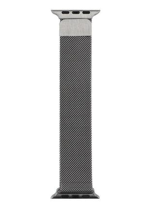 Ремінець для apple watch milanese loop 42/44/45/49 mm колір ср...