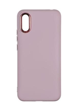 Чохол silicone cover metal frame (aa) для xiaomi redmi 9a колі...