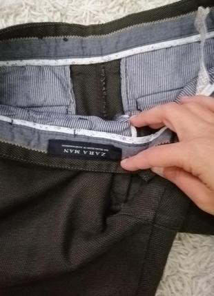 Стильные мужские брюки zara 38 (30) в отличном состоянии3 фото