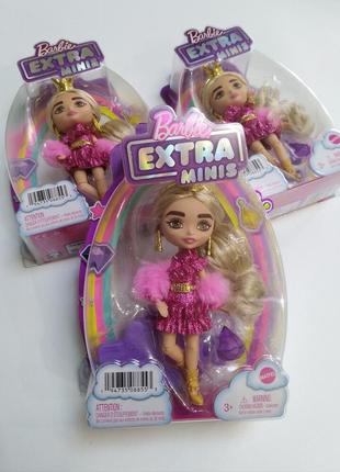 Barbie extra minis blonde hair .5 фото