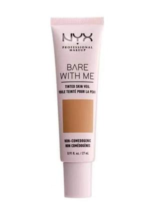 Тинт-вуаль для лица nyx cosmetics professional bare with me tinted skin veil1 фото