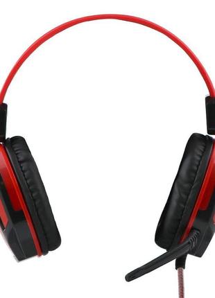 Ігрові навушники jeqang jh-2016 колір червоний