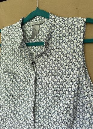 Блуза рубашка атласна  сорочка жіноча h&m hm zara