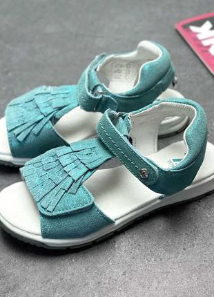 Шкіряні босоніжки дівчинці zebra (німеччина)