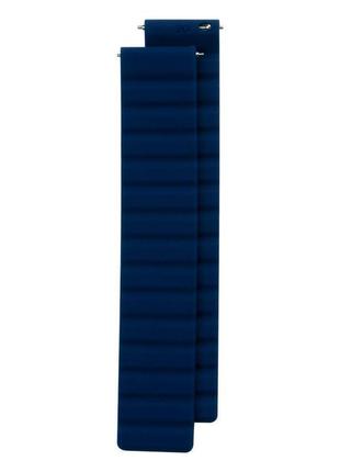 Ремінець для часов silicone link magnetic 20mm колір dark blue