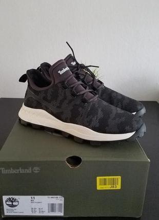 Timberland brooklyn oxford black mesh camo р.45 чоловічі кросівки