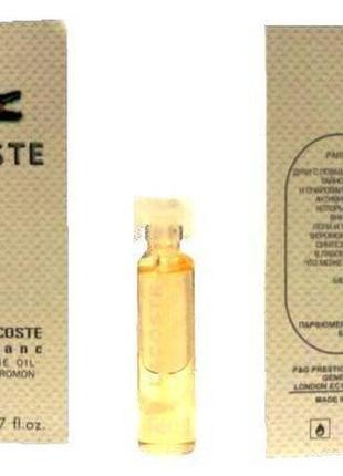 Lacoste l.12.12 blanc - parfume oil with pheromon 5ml1 фото