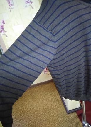 Коттон і кашемір! м'який фірмовий чоловічий светр, джемпер пуловер state of art р. 4хl.4 фото