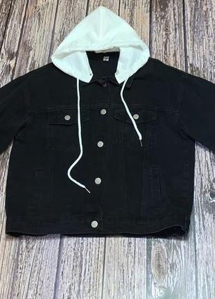 Джинсовый фирменный пиджак для ребенка 13-14 лет, 158-164 см2 фото