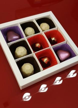 Набір шоколадних цукерок "happy hearts"4 фото