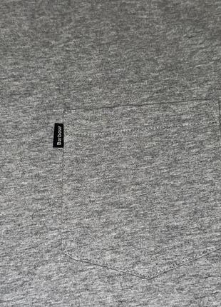 Футболка barbour pocket logo t-shirt2 фото