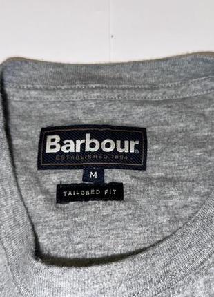 Футболка barbour pocket logo t-shirt3 фото