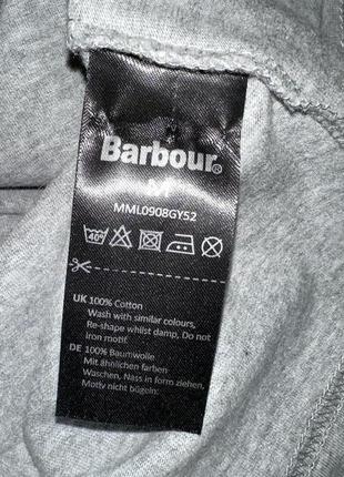 Футболка barbour pocket logo t-shirt5 фото