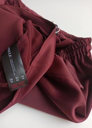 Красивейшая нарядная сатиновая юбка миди на запах8 фото