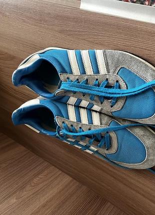 Кросівки блакитні adidas4 фото