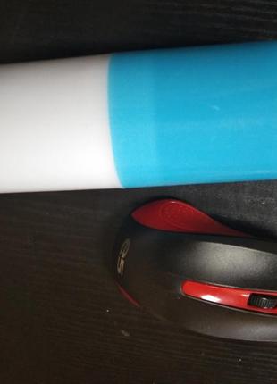 Мини зонт в колбе голубой