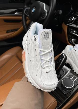 Кросівки жіночі білі з натуральної шкіри nike hot step air terra drake nocta white4 фото