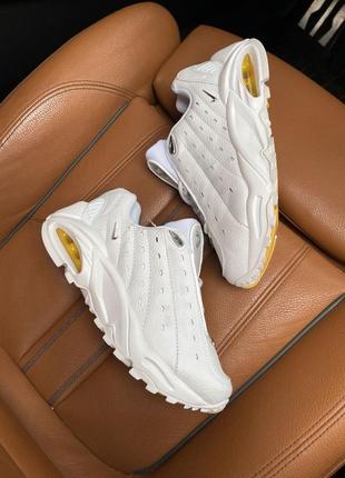 Кросівки жіночі білі з натуральної шкіри nike hot step air terra drake nocta white6 фото