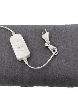 Електрична простирадла lux 120× 155 см напівторная (сера)