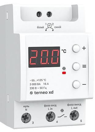 Терморегулятор terneo xd для охолодження та вентиляції