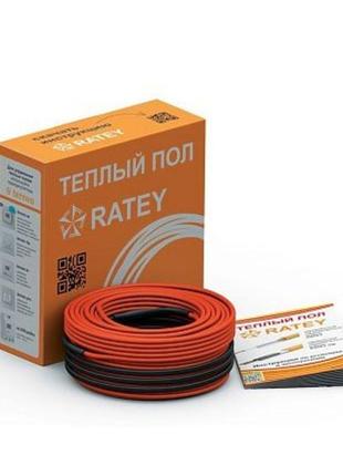 Нагрівальний кабель ratey rd1, 6-7.4 кв.м / 1100вт (одножильний)