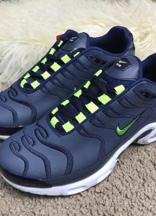 Кросівки nike air max tn plus blue/green