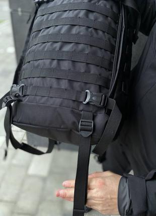 Рюкзак тактический, туристический, большой, черный5 фото