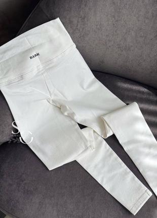Белые женские джинсовые лосины базовые женские лосины леггинсы джинс3 фото