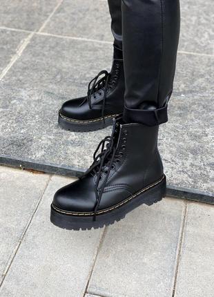 Dr martens jadon, зимові ботинки доктор мартінс4 фото