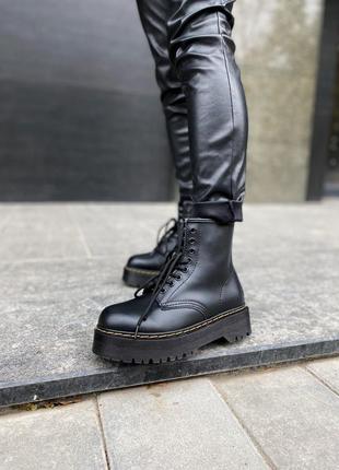 Dr martens jadon, зимові ботинки доктор мартінс8 фото