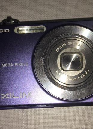 Фотоапарат casio exilim ex-z1080 blue1 фото