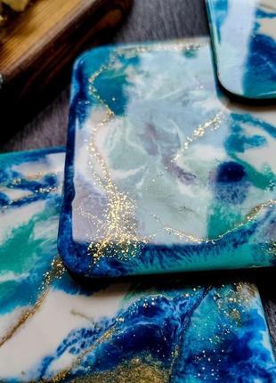 Сервірувальна дошка. дошка для подачі сиру, м'яса, фруктів. набір дошка і підстаканники.