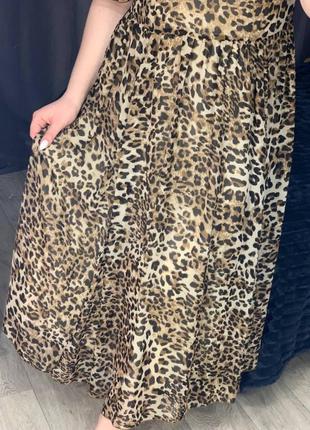 Леопардова сукня4 фото